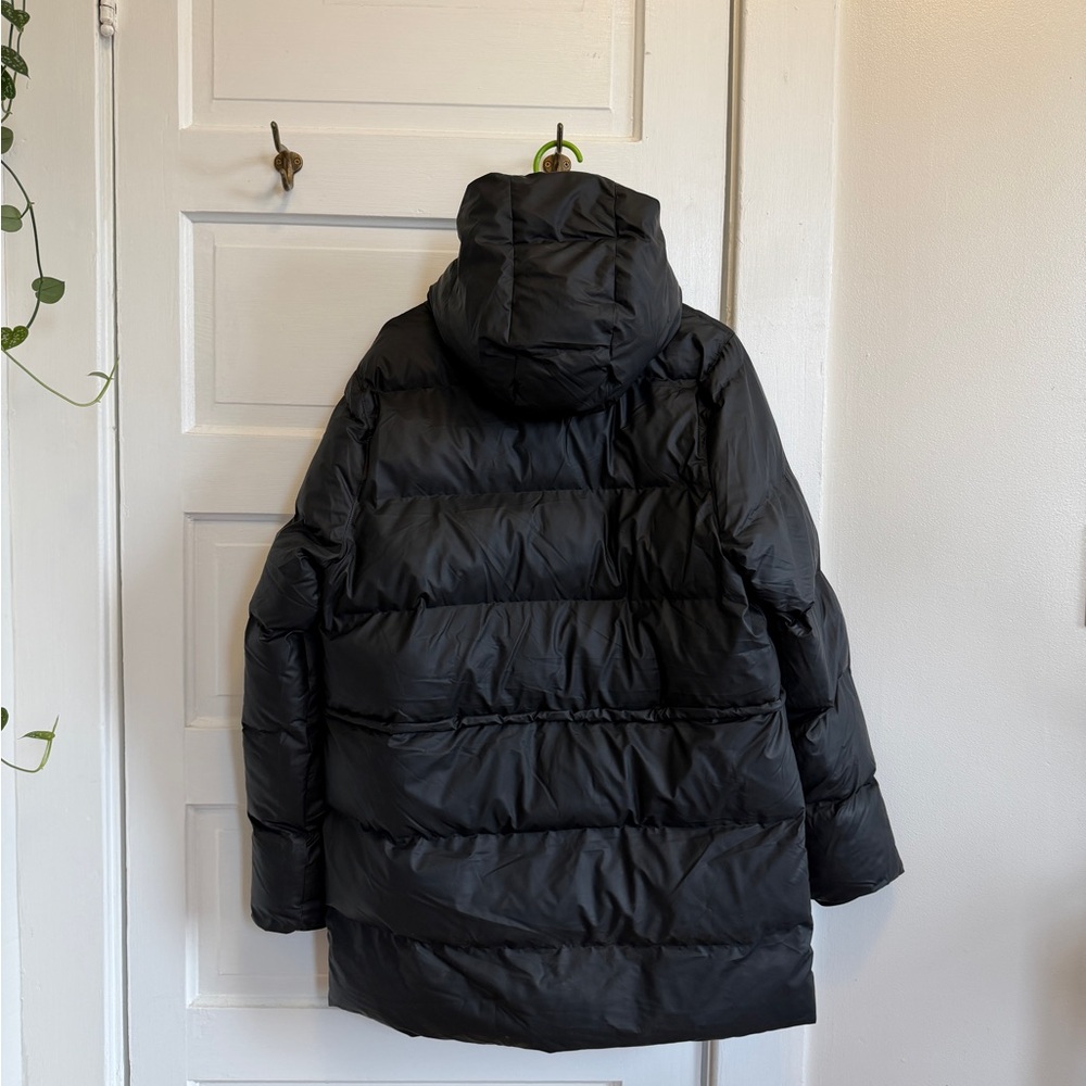 Rains Alta Long Puffer String Black M - Picture 3 of 4